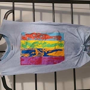 KISS band girls tank with front tye